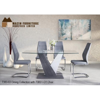 Ensemble table et quatre chaises Modern